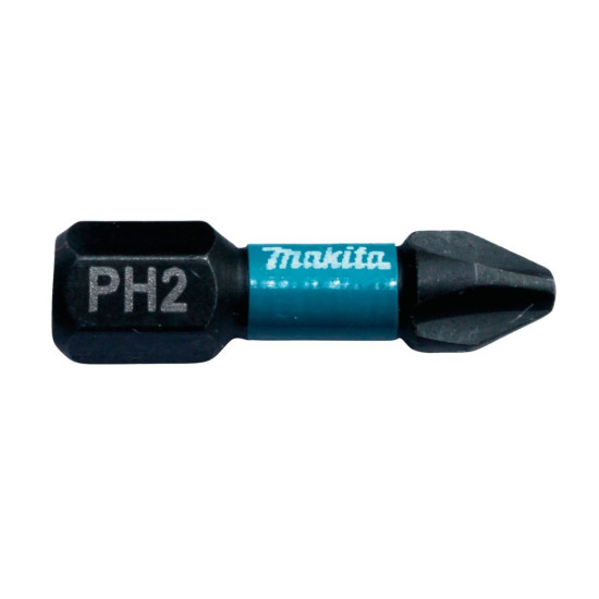 Насадка Impact Black PH2 2 шт, 25 мм, C-form Makita B-63616 Насадка Impact Black PH2 2 шт, 25 мм, C-form Makita B-63616
