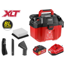 Аккум. пылесос WORTEX CVC 1815 в кор. XLT SET БЕСЩЁТ., 18 В, 9-15 кПа, 10 л, строительный