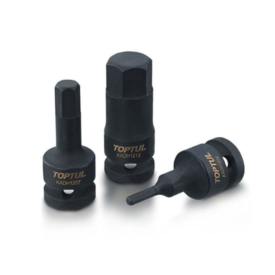 Головка ударн. 1/2" 9мм шестигр. TOPTUL Головка ударн. 1/2" 9мм шестигр. TOPTUL