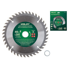 Диск пильный 160х20/16 мм 40 зуб. по дереву ВОЛАТ
