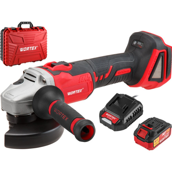 Аккум. углошлифмашина WORTEX CAG 1812 E в чем. ALL1 XLT SET БЕСЩЕТ., 18 В, 125 мм, 8000 об/мин Аккум. углошлифмашина WORTEX CAG 1812 E в чем. ALL1 XLT SET БЕСЩЕТ., 18 В, 125 мм, 8000 об/мин