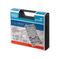 Пневмошлифмашина прямая DGM DTG-2502  с набором шарошек