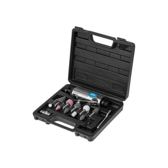 Пневмошлифмашина прямая DGM DTG-2502 с набором шарошек Пневмошлифмашина прямая DGM DTG-2502 с набором шарошек