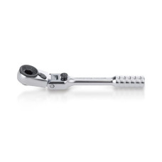 Трещотка 1/4" мини, 60зуб. 110мм, с шарниром  TOPTUL