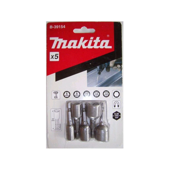 Набор головок торцовых магнитных MAKITA 5шт Набор головок торцовых магнитных MAKITA 5шт