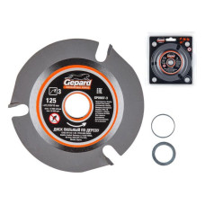 Диск пильный 125х22.2/20/16 мм 3 зуб. по дереву GEPARD