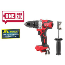 Аккум. дрель-шуруповерт WORTEX BD 2030 Dli в кор. ALL1 XLT SOLO БЕСЩЕТ., 18 В, 80 Н*м, БЗП(мет.) 13