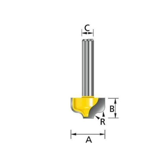 Фреза 19,05х11,11х8х32х6,35х2Т MAKITA Фреза 19,05х11,11х8х32х6,35х2Т MAKITA