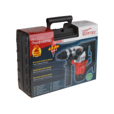 Перфоратор WORTEX RH 3231-1 в чем. + (2 зубила, 3 сверла) 1000 Вт, 4.8 Дж, 32 мм, 2 режима, SDS-plus