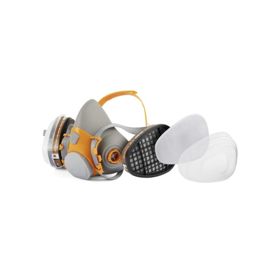 Полумаска 6500 с фильтрами 6510 А1 с предфильтрами и с держателями Jeta Safety (комплект) Полумаска 6500 с фильтрами 6510 А1 с предфильтрами и с держателями Jeta Safety (комплект)