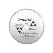 Алмазный круг 230х22,23 мм по граниту Turbo MAKITA