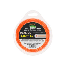 Леска ф 3.0 мм х 15 м кругл. сеч. DUAL-CUT STARTUL GARDEN
