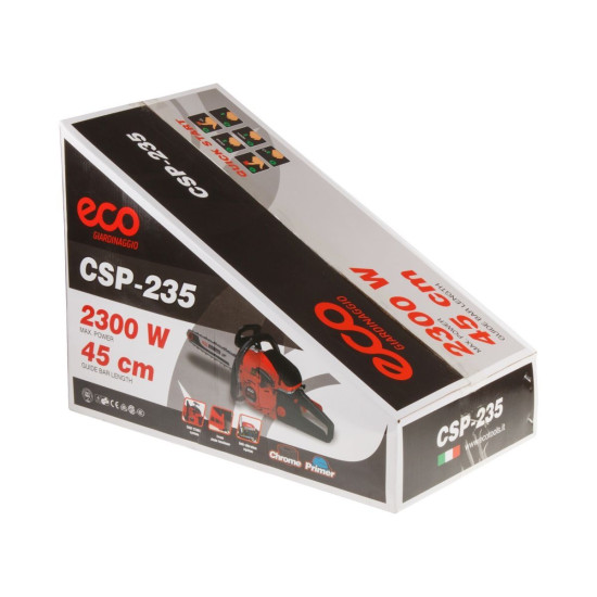 Бензопила ECO CSP-235 шина 45 см (18"), 0.325", 1.5 мм, 72 зв. Бензопила ECO CSP-235 шина 45 см (18"), 0.325", 1.5 мм, 72 зв.