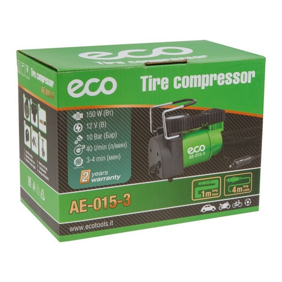 Компрессор автомобильный ECO AE-015-3 Компрессор автомобильный ECO AE-015-3