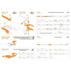 Запасное лезвие для сучкорезов FISKARS UPX86, UPX82, UP82, UP84