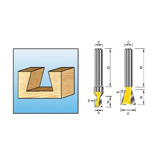 Фреза лас/хв25,4х22,2х12х38х2Т MAKITA Фреза лас/хв25,4х22,2х12х38х2Т MAKITA