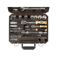 Набор головок и ключей 82пр. 1/4",1/2" PRO STARTUL DAKAR (PRO-082DK)