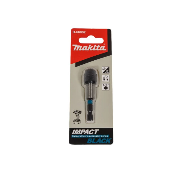 Магнитный держатель с зажимным патроном Impact Black 60 мм MAKITA Магнитный держатель с зажимным патроном Impact Black 60 мм MAKITA