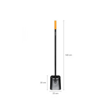 Лопата совковая с ручкой Solid  FISKARS
