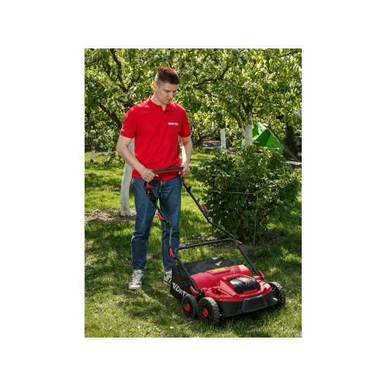 Аккум. аэратор-скарификатор WORTEX CAE 3736 ALL1 XLT SOLO БЕСЩЁТ.ДВИГ., 18В+18В, шир. 37 см Аккум. аэратор-скарификатор WORTEX CAE 3736 ALL1 XLT SOLO БЕСЩЁТ.ДВИГ., 18В+18В, шир. 37 см