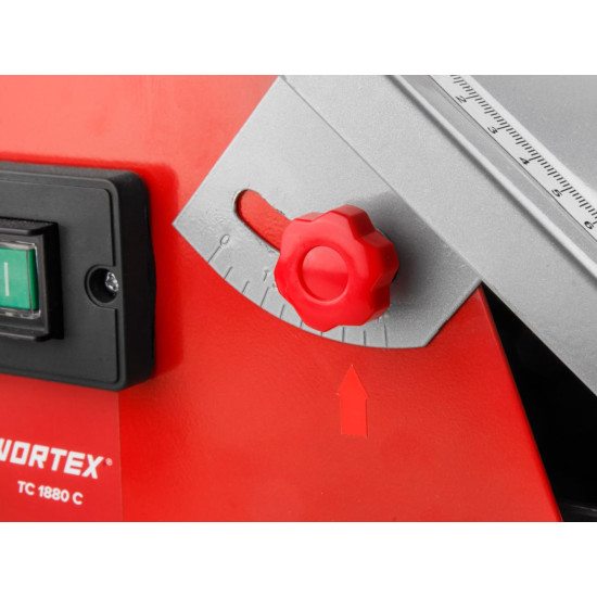 Плиткорез электрический WORTEX TC 1880 C в кор. 600 Вт, 180 мм, 2800 об. мин., глубина до 34 мм Плиткорез электрический WORTEX TC 1880 C в кор. 600 Вт, 180 мм, 2800 об. мин., глубина до 34 мм
