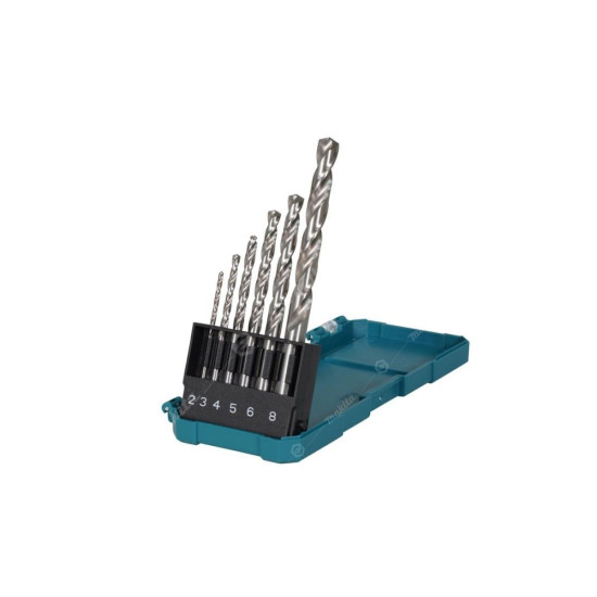 Набор сверл по металлу ц/х, HSS-G, D-78346 комплект из 6 шт MAKITA Набор сверл по металлу ц/х, HSS-G, D-78346 комплект из 6 шт MAKITA