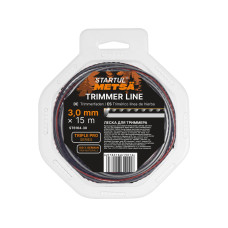Леска ф 3.0 мм х 15 м зубчатый квадрат сеч. TRIPLE PRO STARTUL METSA