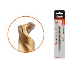 Сверло по металлу шестигр. 8.0х75х117 мм HSS-G TIN GEPARD