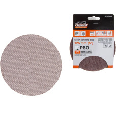 Шлифлист 125мм круг Р80 сетка, самосцепл. 5шт. GEPARD (GP5019-80)