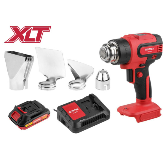 Аккум. термовоздуходувка WORTEX CHG 5518 в кор. ALL1 XLT SET 18 В, 1 скор., 300-550 °C Аккум. термовоздуходувка WORTEX CHG 5518 в кор. ALL1 XLT SET 18 В, 1 скор., 300-550 °C