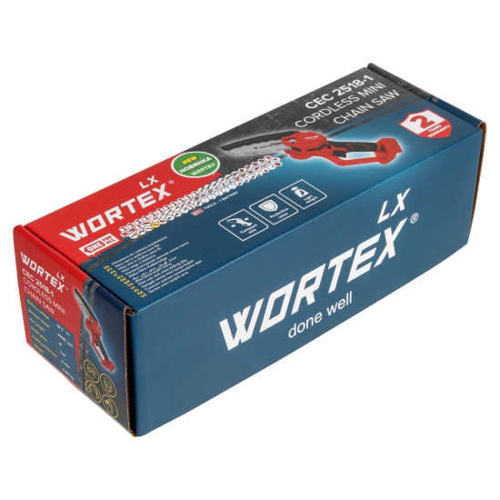 Аккум. мини-пила WORTEX LX CEC 2518-1 в кор. ALL1 XLT SOLO 18В, 12.5 см Аккум. мини-пила WORTEX LX CEC 2518-1 в кор. ALL1 XLT SOLO 18В, 12.5 см