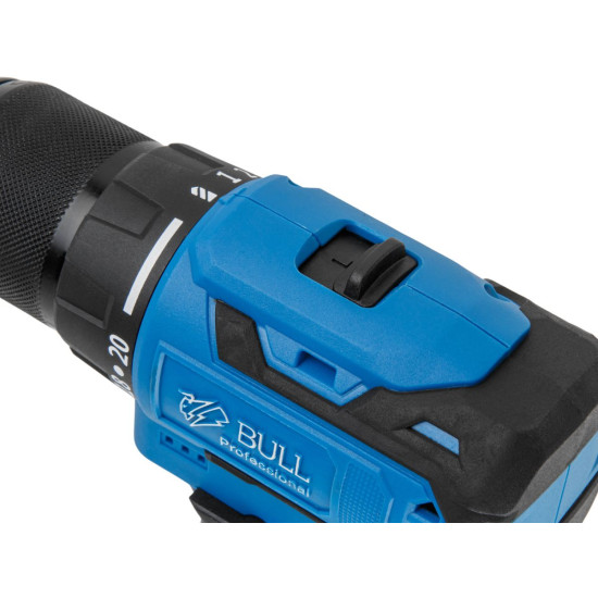 Аккум. дрель-шуруповерт BULL SR 1804 R-series в чем. XLTpro БЕСЩЕТ., Импульс., 18 В, 50 Н*м, 2х2 А*ч Аккум. дрель-шуруповерт BULL SR 1804 R-series в чем. XLTpro БЕСЩЕТ., Импульс., 18 В, 50 Н*м, 2х2 А*ч