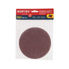 Шлифлист 150мм P60 без отв. 4 шт. для станка WORTEX GM 1528