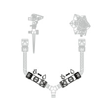 Муфта быстросъемная 1/2"(5/8") с регулятором напора STARTUL METSA (ST6013-11-1/2)