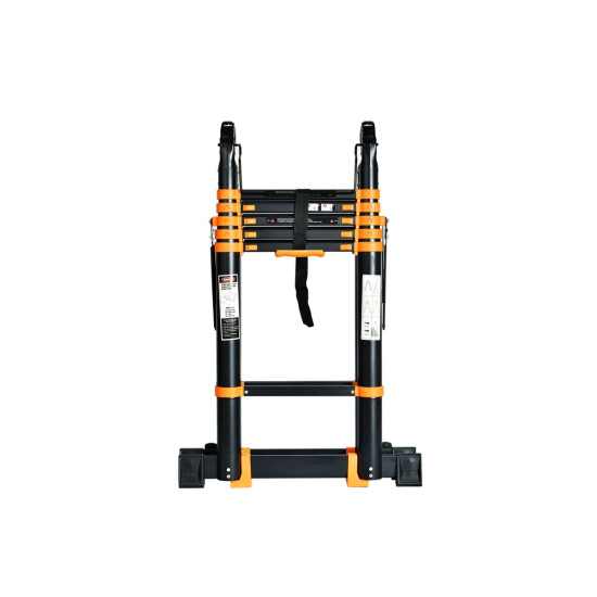 Лестница телескопическая 2-х секц. алюм. 290/580см, 2х7 ступ. 19,2кг BLACK LINE STARTUL (ST9932-058) Лестница телескопическая 2-х секц. алюм. 290/580см, 2х7 ступ. 19,2кг BLACK LINE STARTUL (ST9932-058)