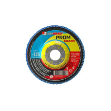 Круг лепестковый 125х22мм А60 плоск. КЛТ1 PROM CERAMIC LUGAABRASIV