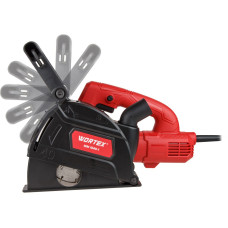 Бороздодел WORTEX WM 1540-1 в кор. 1800 Вт, 150 мм, глубина до 40 мм, конст. эл., плав. пуск