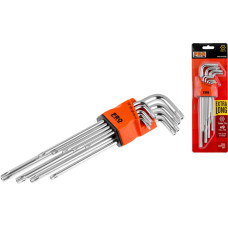 Набор ключей Torx T10-T50 9шт экстрадлинных PRO STARTUL (PRO-87309)