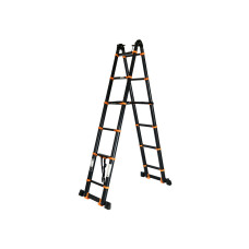 Лестница телескопическая 2-х секц. алюм. 410/820см, 2х10ступ. 28,8кг BLACK LINE STARTUL (ST9932-082)