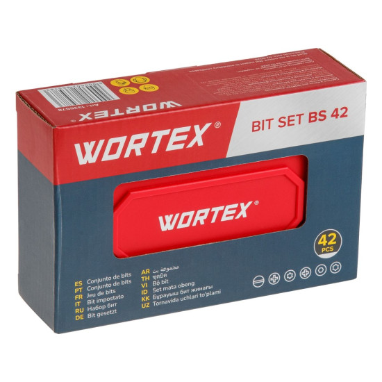 Набор бит WORTEX BS 42 Набор бит WORTEX BS 42