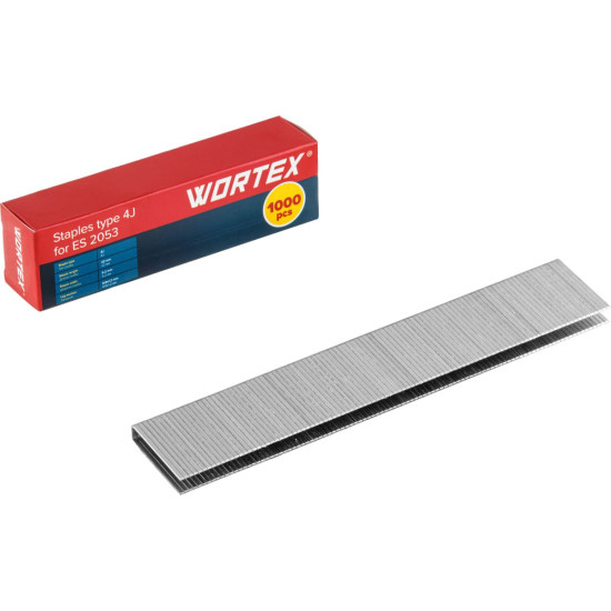 Скобы тип 20GA 22 мм WORTEX (1000 шт.) для ES 2053 Скобы тип 20GA 22 мм WORTEX (1000 шт.) для ES 2053
