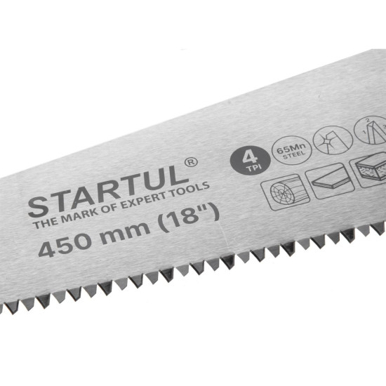 Ножовка по дер. 450мм 4 TPI STARTUL MASTER (ST4240-45) Ножовка по дер. 450мм 4 TPI STARTUL MASTER (ST4240-45)
