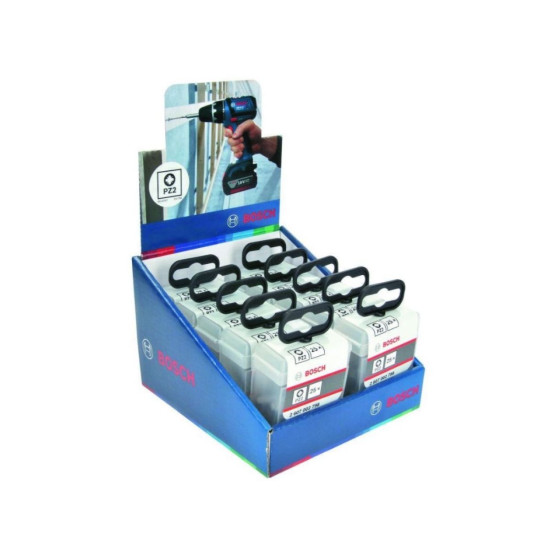 Набор бит Extra Hard 25 мм, PZ2, 25 шт. TicTac Bosch Набор бит Extra Hard 25 мм, PZ2, 25 шт. TicTac Bosch
