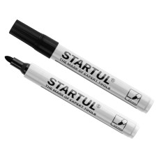 Маркер промышл. перманентный фетровый черный STARTUL PROFI (ST4340-01)