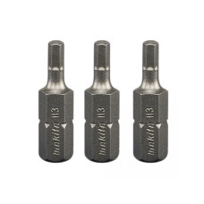 Насадка HEX3.0, 25 мм, C-form, 3 шт. MAKITA
