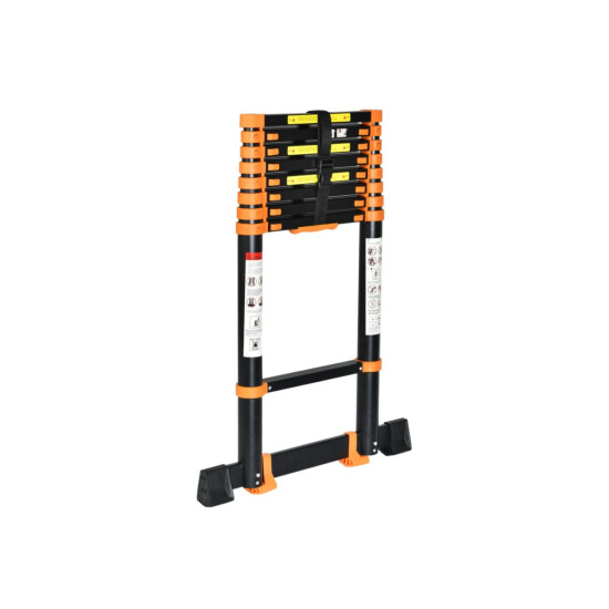 Лестница телескопическая 1-секц. алюм. 430см, 11 ступ. 10,8кг BLACK LINE STARTUL (ST9931-043) Лестница телескопическая 1-секц. алюм. 430см, 11 ступ. 10,8кг BLACK LINE STARTUL (ST9931-043)