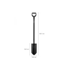 Лопата штыковая с закругленным лезвием Ergonomic Pro FISKARS