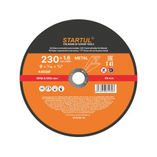 Круг отрезной 230х1.6x22.2 мм для металла STARTUL STANDART