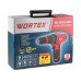 Аккум. дрель-шуруповерт WORTEX BD 1215 LiSET в чем. + 2 насадки, 12 В, 30 Н*м, 2х1.5 А*ч, БЗП 10 мм