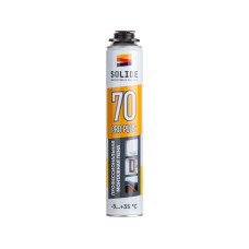 Пена монтажная профессиональная всесезонная SOLIDE Foam Pro Plus 70 (750мл)